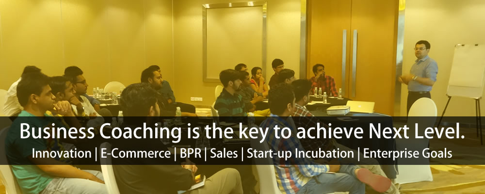 Business Coaching, Innovation, E-Commerce, BPR, Sales, Startup Incubation, Enterprise Goals